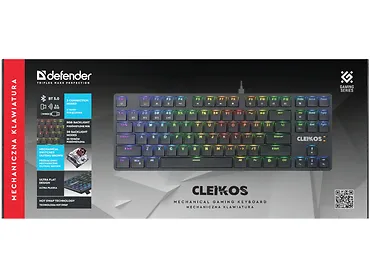 KLAWIATURA DEFENDER CLEIKOS GK-135 MECHANIC BT OUTEMU BROWN