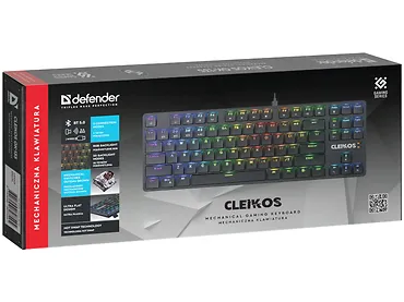 KLAWIATURA DEFENDER CLEIKOS GK-135 MECHANIC BT OUTEMU BROWN