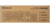 KLAWIATURA DEFENDER MIRAX GK-352 MECHANIC OUTEMU BLUE