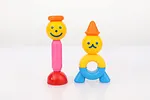 Magformers Klocki magnetyczne Stick-o Zestaw z niedźwiedziem 10 elementów