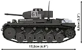 Cobi Klocki Klocki Czołg Panzerkampfwagen II 813 klocków