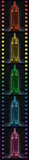 Ravensburger Polska Puzzle 3D Budynki nocą Empire State Building