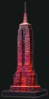 Ravensburger Polska Puzzle 3D Budynki nocą Empire State Building