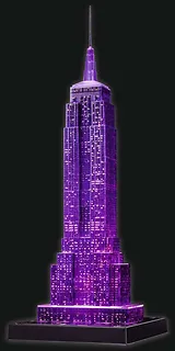Ravensburger Polska Puzzle 3D Budynki nocą Empire State Building