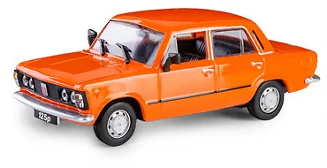 Daffi Pojazd PRL Fiat 125p pomarańczowy