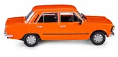 Daffi Pojazd PRL Fiat 125p pomarańczowy