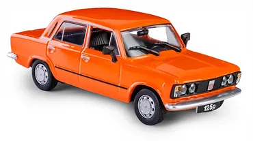 Daffi Pojazd PRL Fiat 125p pomarańczowy