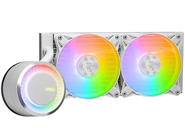 Chłodzenie wodne MSI MAG Core Liquid E240 2x120mm Białe