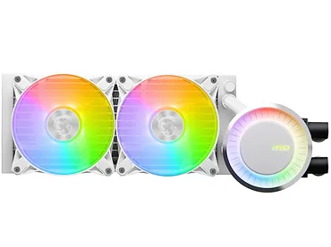 Chłodzenie wodne MSI MAG Core Liquid E240 2x120mm Białe