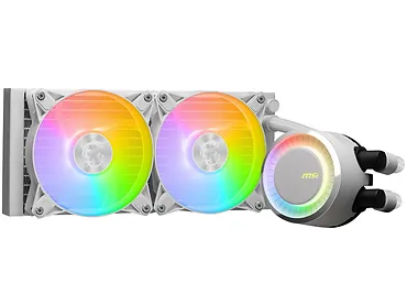 Chłodzenie wodne MSI MAG Core Liquid E240 2x120mm Białe