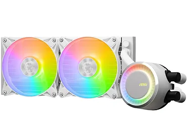 Chłodzenie wodne MSI MAG Core Liquid E240 2x120mm Białe