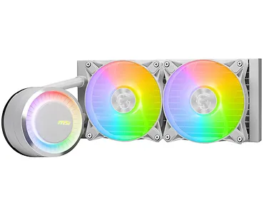 Chłodzenie wodne MSI MAG Core Liquid E240 2x120mm Białe