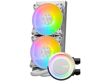 Chłodzenie wodne MSI MAG Core Liquid E240 2x120mm Białe