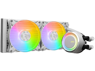 Chłodzenie wodne MSI MAG Core Liquid E240 2x120mm Białe