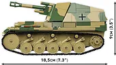 Cobi Klocki Klocki SD.KFZ.124 Wespe 860 klock&oacute;w