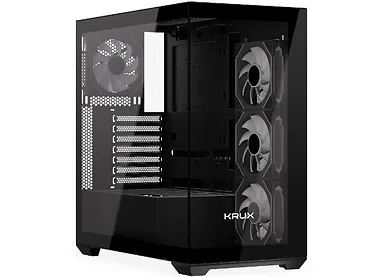 Obudowa komputerowa Krux Exo Czarna ARGB