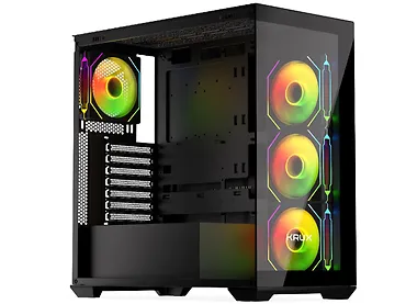 Obudowa komputerowa Krux Exo Czarna ARGB