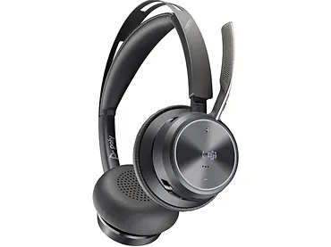 Słuchawki nauszne Poly Voyager Focus 2 + stacja ładująca