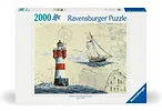 Ravensburger Polska Puzzle 2000 element&oacute;w Żeglarstwo, latarnia morska