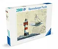 Ravensburger Polska Puzzle 2000 element&oacute;w Żeglarstwo, latarnia morska
