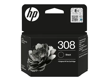 HP 308 (7FP21UE) tusz czarny, oryginalny