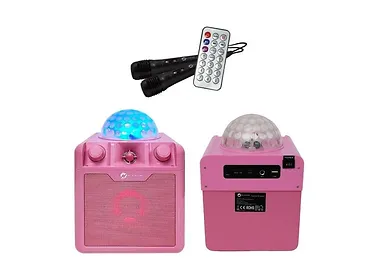 Przenośny głośnik N-Gear Bluetooth z dwoma mikrofonami DiscoBlock 410P