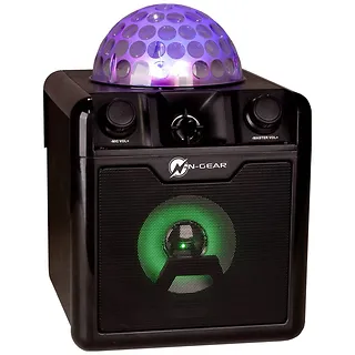 Przenośny głośnik N-Gear Bluetooth z dwoma mikrofonami DiscoBlock 410