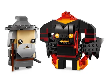 LEGO Klocki BrickHeadz 40631 Gandalf Szary i Balrog