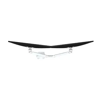 Neomounts Uchwyt biurkowy FPMA-D750DWHITE2 na 2 ekrany 10-32 cali 75x75-100x100 2-8kg h:20-51cm PIVOT 180 stopni
