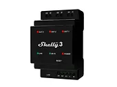 Przekaźnik na szynę DIN 3-kanałowy Shelly Pro 3 WiFi