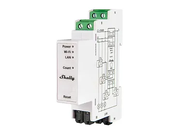 Miernik zużycia energii elektrycznej 2-kierunkowy Shelly PRO 3EM 120A WiFi