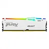 Kingston Pamięć DDR5 Fury Beast RGB 64GB(2*32GB)/6000 CL30 XMP biała