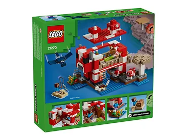 LEGO Klocki Minecraft 21270 Dom grzybowej krowy