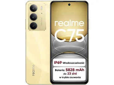 Smartfon Realme C75 8/256GB Lightning Gold