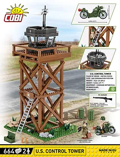 Cobi Klocki Klocki U.S. Control Tower 664 klocki
