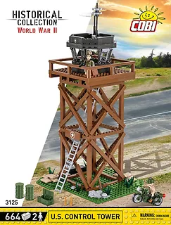 Cobi Klocki Klocki U.S. Control Tower 664 klocki