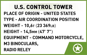 Cobi Klocki Klocki U.S. Control Tower 664 klocki