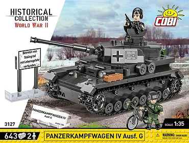 Cobi Klocki Klocki Panzerkampfwagen IV Ausf. G 643 klocków