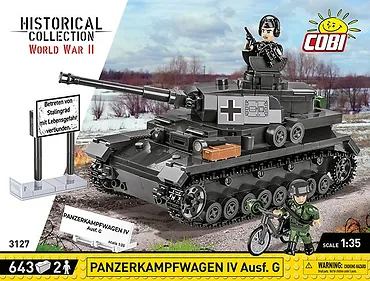 Cobi Klocki Klocki Panzerkampfwagen IV Ausf. G 643 klocków