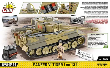 Cobi Klocki Klocki Panzer VI Tiger I no 131