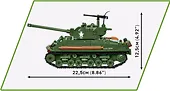 Cobi Klocki Klocki Sherman M4A2E8 865 klock&oacute;w