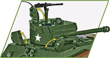 Cobi Klocki Klocki Sherman M4A2E8 865 klock&oacute;w