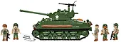 Cobi Klocki Klocki Sherman M4A2E8 865 klock&oacute;w