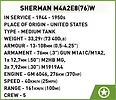 Cobi Klocki Klocki Sherman M4A2E8 865 klock&oacute;w
