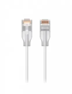 UBIQUITI Kabel sieciowy UACC-Cable-Patch-EL-0.3M-W półprzezroczysty, biały 0,3m, Cat6