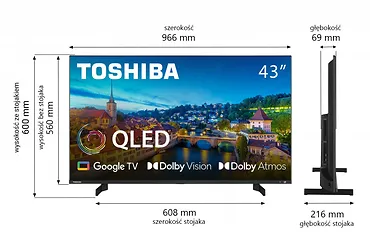 Toshiba Telewizor QLED 43 cale 43QG5E63DG