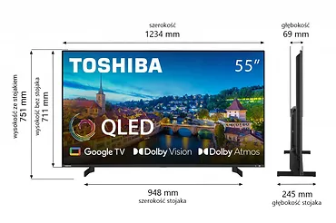 Toshiba Telewizor QLED 55 cali 55QG5E63DG
