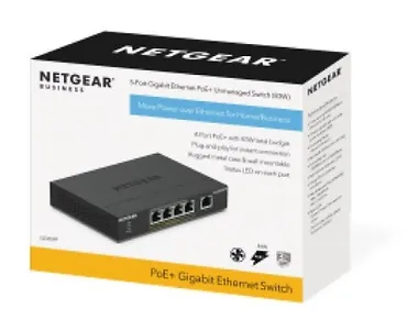 Netgear Przełącznik niezarządzalny GS305PP-300EUS 5PT POE/POE+ GIGE