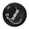 Maclean Lampa sufitowa punktowa, GU10, MCE362 B aluminiowa Czarna