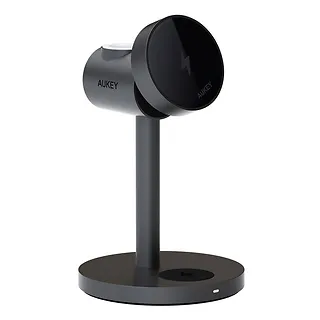 AUKEY Ładowarka bezprzewodowa LC-MC311  3w1 Qi2 15W MagSafe + ładowarka PD 30W
